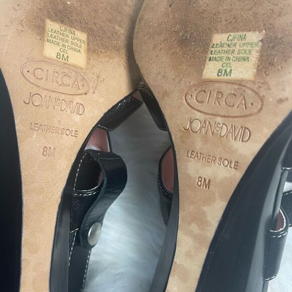 Circa Joan & David leather strappy sling back sandals SZ8M - Picture 10 of 10